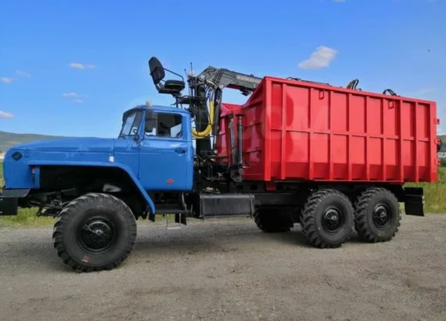 Ломовоз Урал 4320 КМУ МАЙМАН   90S(MM-90)