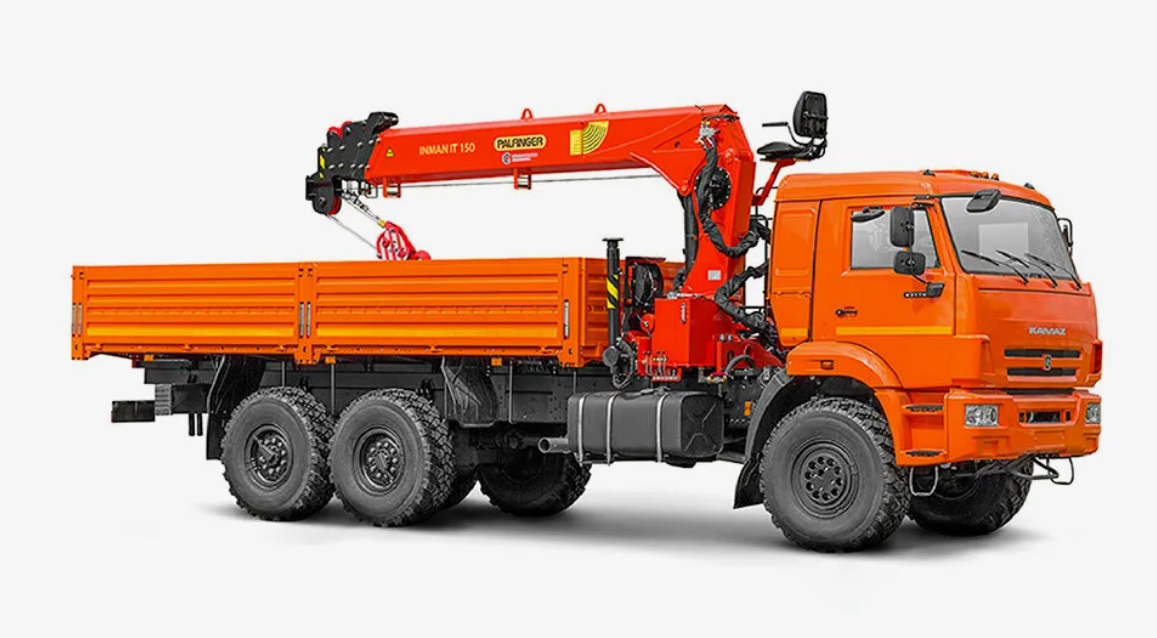 Бортовой автомобиль КАМАЗ 43118 с КМУ Инман ИТ-150